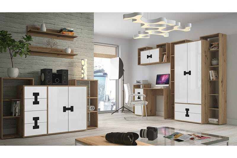 Castlebay Highboard - Vit - Förvaring - Skåp - Förvaringsskåp