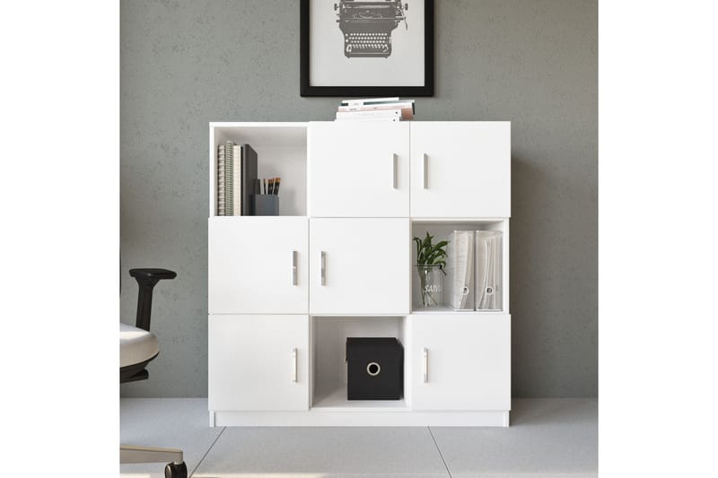 Celtigar Highboard 38x120 cm - Vit - Förvaring - Skåp - Förvaringsskåp