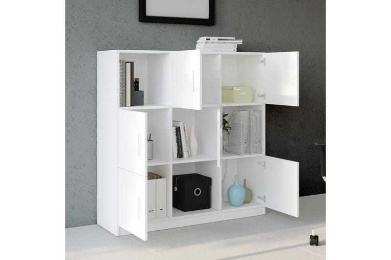 Celtigar Highboard 38x120 cm - Vit - Förvaring - Skåp - Förvaringsskåp