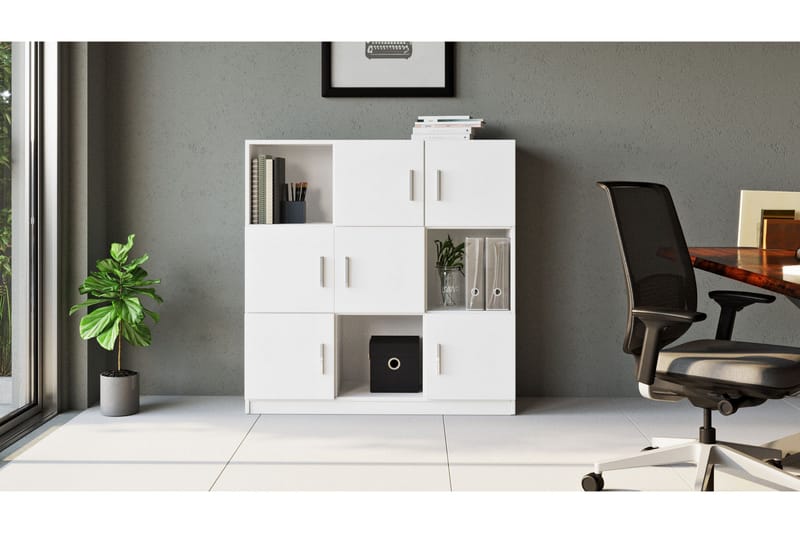 Celtigar Highboard 38x120 cm - Vit - Förvaring - Skåp - Förvaringsskåp