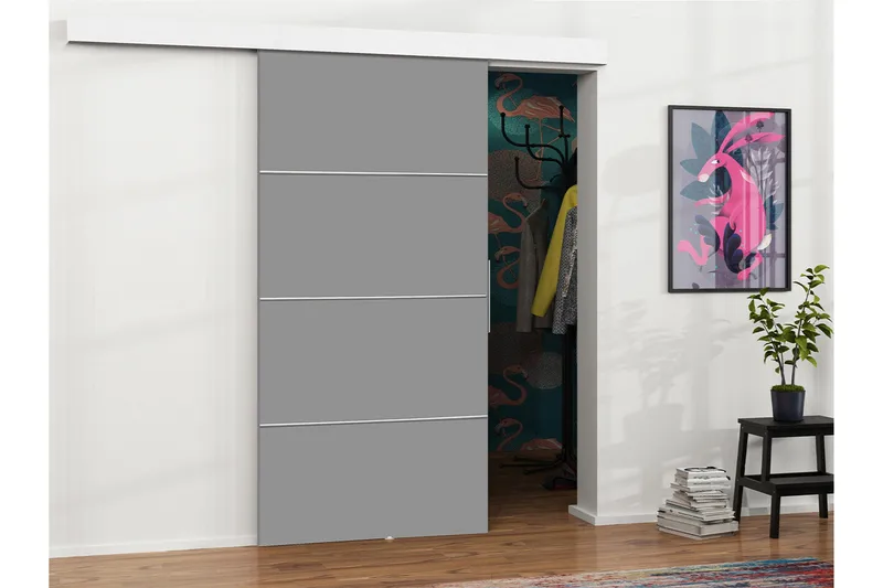 Clonmore Highboard Anthracite - Hus & renovering - Bygg - Dörrar & Portar - Skjutdörrar