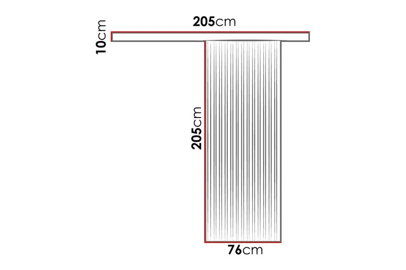 Clonmore Highboard Black - Hus & renovering - Bygg - Dörrar & Portar - Skjutdörrar