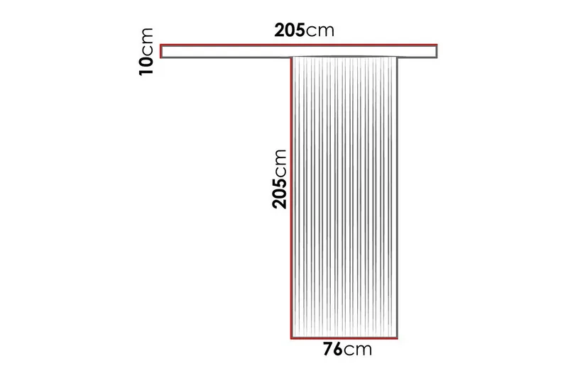 Clonmore Highboard Black - Hus & renovering - Bygg - Dörrar & Portar - Skjutdörrar