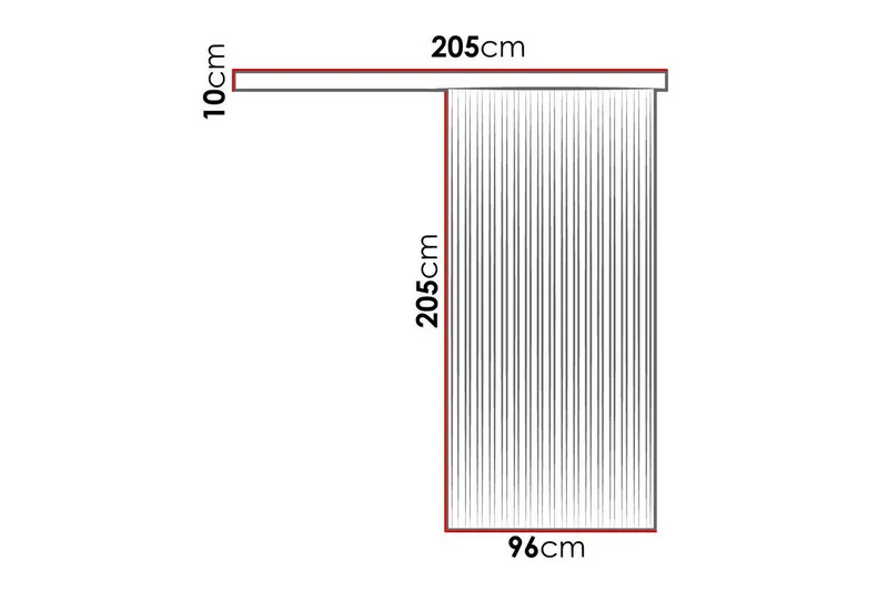 Clonmore Highboard Black - Hus & renovering - Bygg - Dörrar & Portar - Skjutdörrar