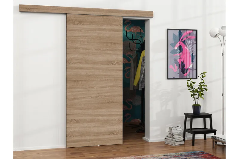 Clonmore Highboard Brown - Hus & renovering - Bygg - Dörrar & Portar - Skjutdörrar