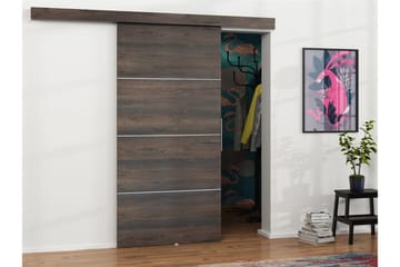 Clonmore Highboard Dark brown - Hus & renovering - Bygg - Dörrar & Portar - Skjutdörrar