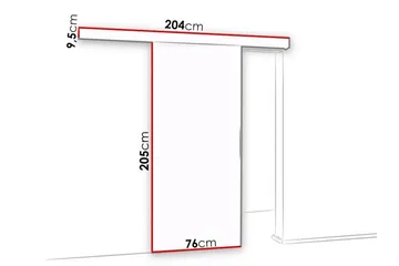 Clonmore Highboard White - Hus & renovering - Bygg - Dörrar & Portar - Skjutdörrar