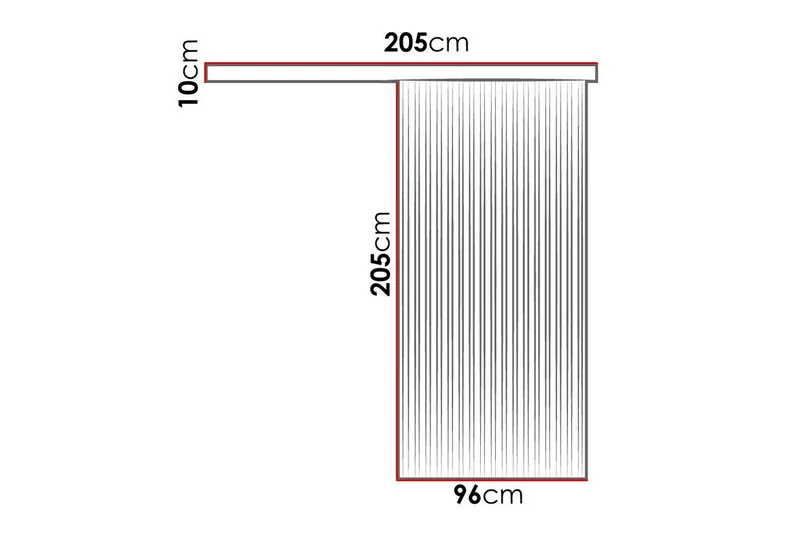 Clonmore Highboard White - Hus & renovering - Bygg - Dörrar & Portar - Skjutdörrar