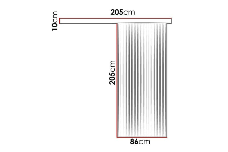 Clonmore Highboard White - Hus & renovering - Bygg - Dörrar & Portar - Skjutdörrar
