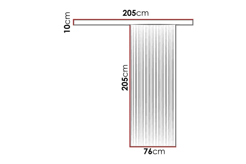 Clonmore Highboard White - Hus & renovering - Bygg - Dörrar & Portar - Skjutdörrar