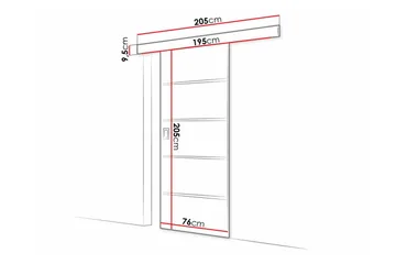 Clonmore Highboard White - Hus & renovering - Bygg - Dörrar & Portar - Skjutdörrar