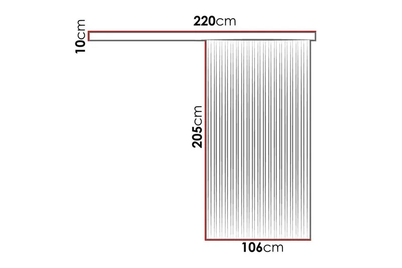 Clonmore Highboard White - Hus & renovering - Bygg - Dörrar & Portar - Skjutdörrar