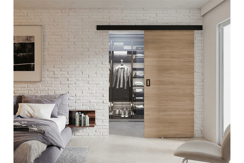 Clonmore Skjutdörr - Brun - Hus & renovering - Bygg - Dörrar & Portar - Skjutdörrar