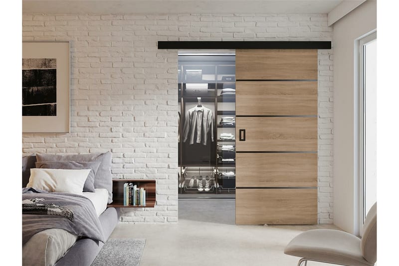 Clonmore Skjutdörr - Brun - Hus & renovering - Bygg - Dörrar & Portar - Skjutdörrar