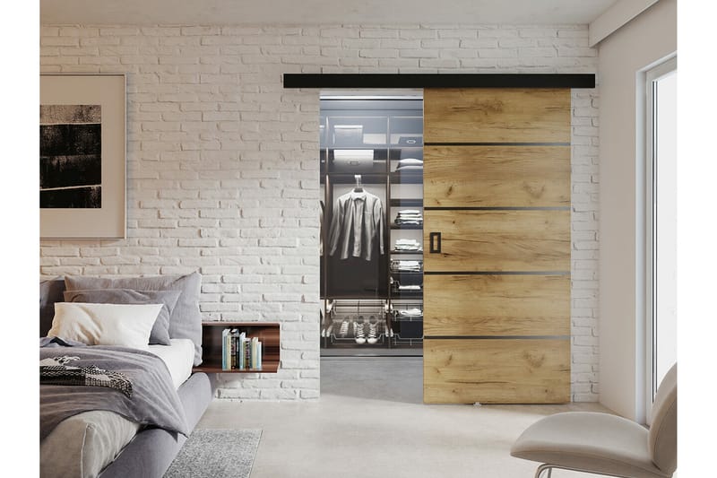 Clonmore Skjutdörr - Brun - Hus & renovering - Bygg - Dörrar & Portar - Skjutdörrar