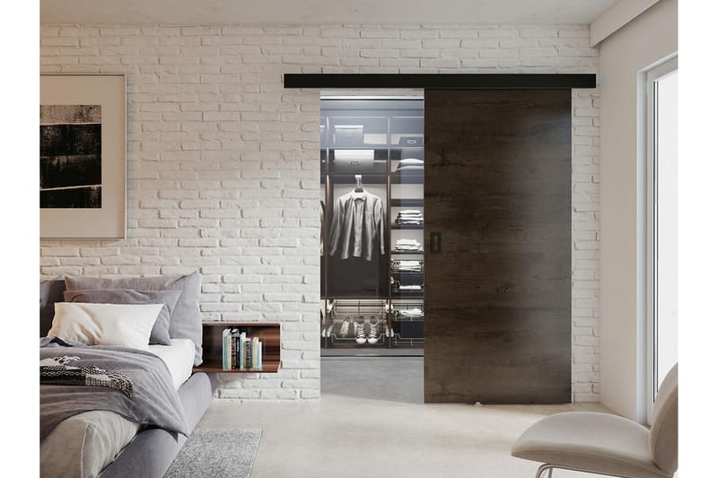 Clonmore Skjutdörr - Mörkbrun - Hus & renovering - Bygg - Dörrar & Portar - Skjutdörrar