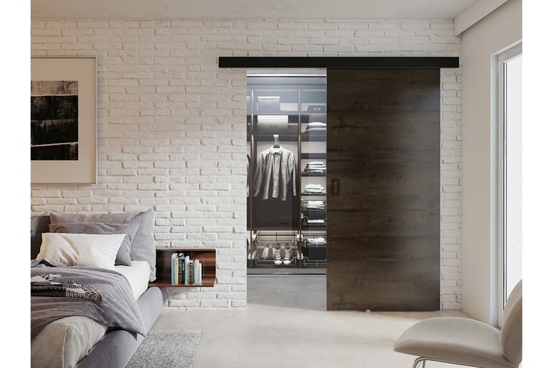 Clonmore Skjutdörr - Mörkbrun - Hus & renovering - Bygg - Dörrar & Portar - Skjutdörrar