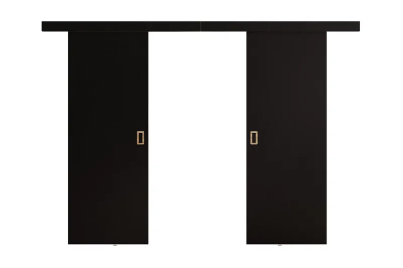 Clonmore Skjutdörr, Svart