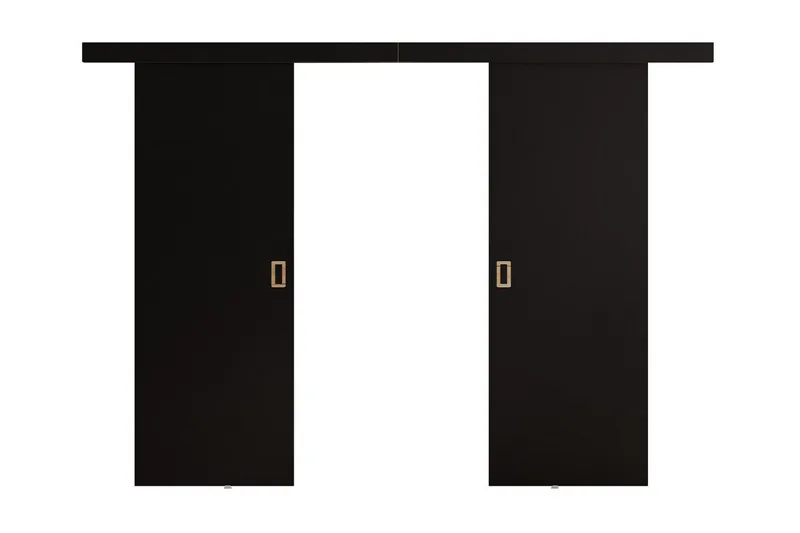 Clonmore Skjutdörr, Svart