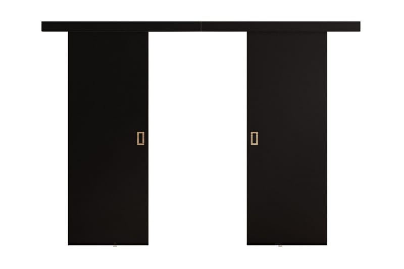 Clonmore Skjutdörr, Svart