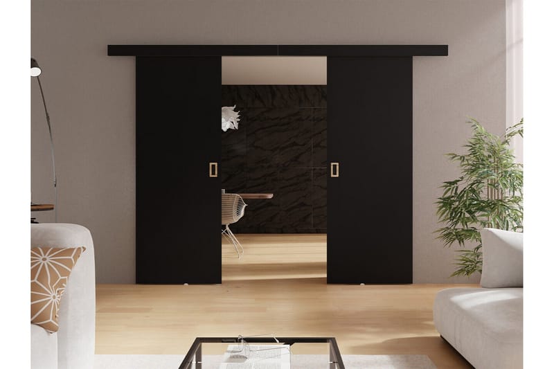 Clonmore Skjutdörr - Svart - Hus & renovering - Bygg - Dörrar & Portar - Skjutdörrar