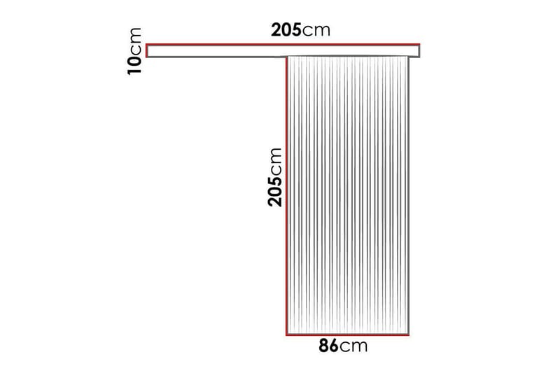 Clonmore Skjutdörr - Svart - Hus & renovering - Bygg - Dörrar & Portar - Skjutdörrar