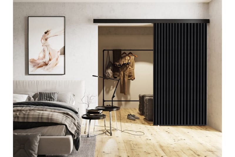 Clonmore Skjutdörr - Svart - Hus & renovering - Bygg - Dörrar & Portar - Skjutdörrar