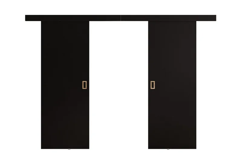 Clonmore Skjutdörr, Svart