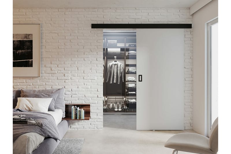 Clonmore Skjutdörr - Vit - Hus & renovering - Bygg - Dörrar & Portar - Skjutdörrar