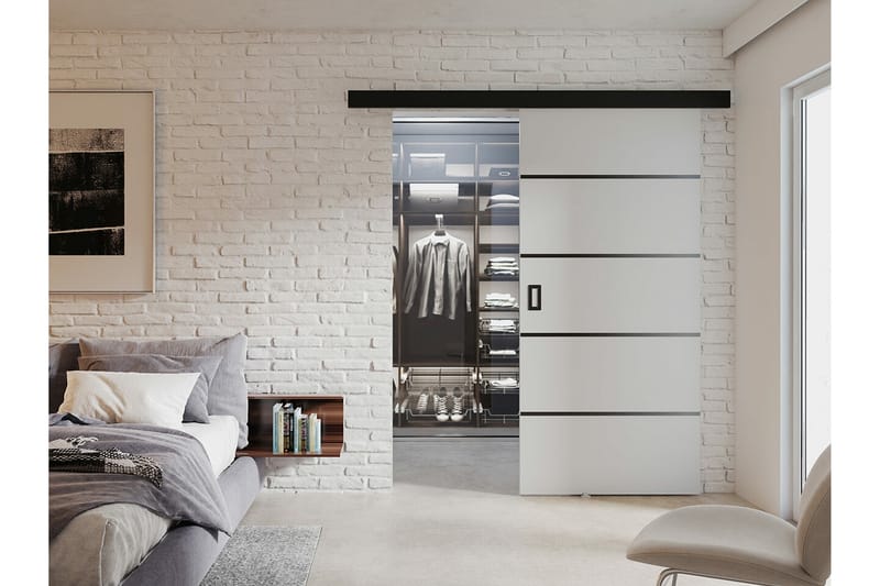 Clonmore Skjutdörr - Vit - Hus & renovering - Bygg - Dörrar & Portar - Skjutdörrar
