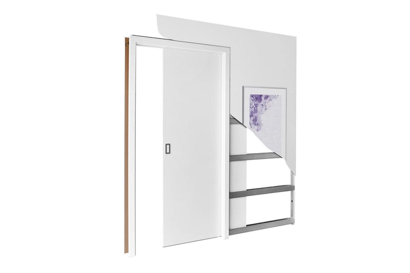 Clonmore Skjutdörr - Vit - Hus & renovering - Bygg - Dörrar & Portar - Skjutdörrar