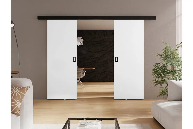 Clonmore Skjutdörr - Vit - Hus & renovering - Bygg - Dörrar & Portar - Skjutdörrar