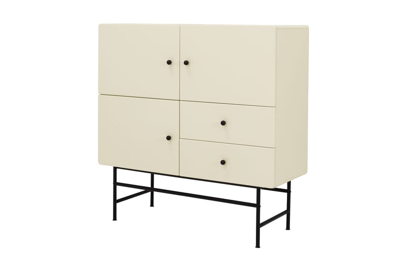 Cocktail Skåpsbyrå 106 cm - Vit - Förvaring - Skåp - Förvaringsskåp