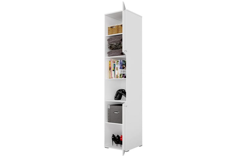 Concept Pro Förvaringsskåp 45x46x217 cm - Vit - Förvaring - Skåp - Förvaringsskåp