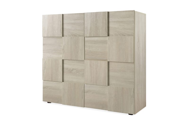 Dama Highboard 111 cm - Samoa Ek - Förvaringsskåp