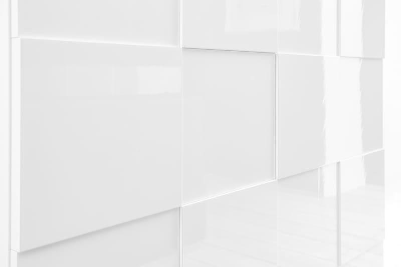 Dama Highboard 121 cm - Vit Högglanslack - Förvaring - Skåp - Förvaringsskåp