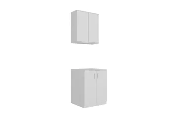 Decorotika Förvaring Tvättstuga - Vit - Hus & renovering - Kök & bad - Badrum - Badrumsmöbler & badrumsinredning - Spegelskåp badrum