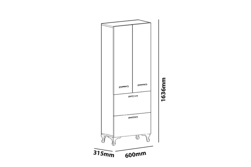 Decorotika Förvaringsskåp - Vit - Förvaring - Skåp - Förvaringsskåp