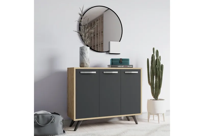 Desgrar Förvaringsskåp 100x82 cm - Brun - Förvaring - Skåp - Förvaringsskåp