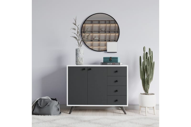 Desgrar Förvaringsskåp 100x82 cm - Vit - Förvaring - Skåp - Förvaringsskåp