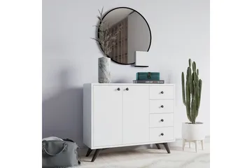 Desgrar Förvaringsskåp 100x82 cm - Vit - Förvaring - Skåp - Förvaringsskåp
