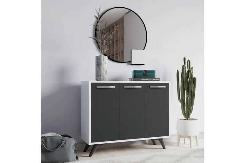 Desgrar Förvaringsskåp 100x82 cm - Vit - Förvaring - Skåp - Förvaringsskåp