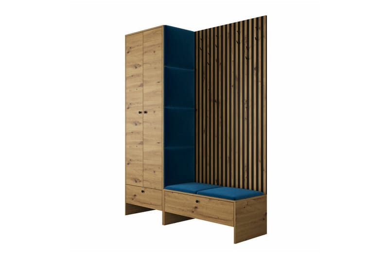 Dunvegan Highboard - Blå - Förvaring - Skåp - Förvaringsskåp
