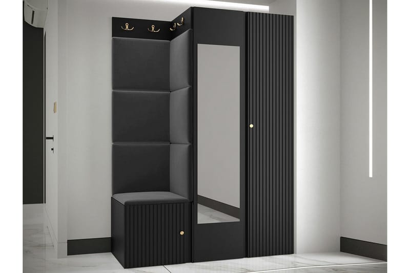 Dunvegan Highboard Black - Förvaring - Skåp - Förvaringsskåp