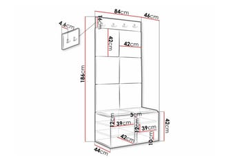 Dunvegan Highboard Black - Förvaring - Skåp - Förvaringsskåp