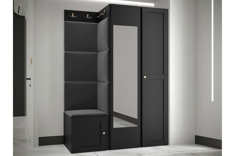 Dunvegan Highboard Black - Förvaring - Skåp - Förvaringsskåp