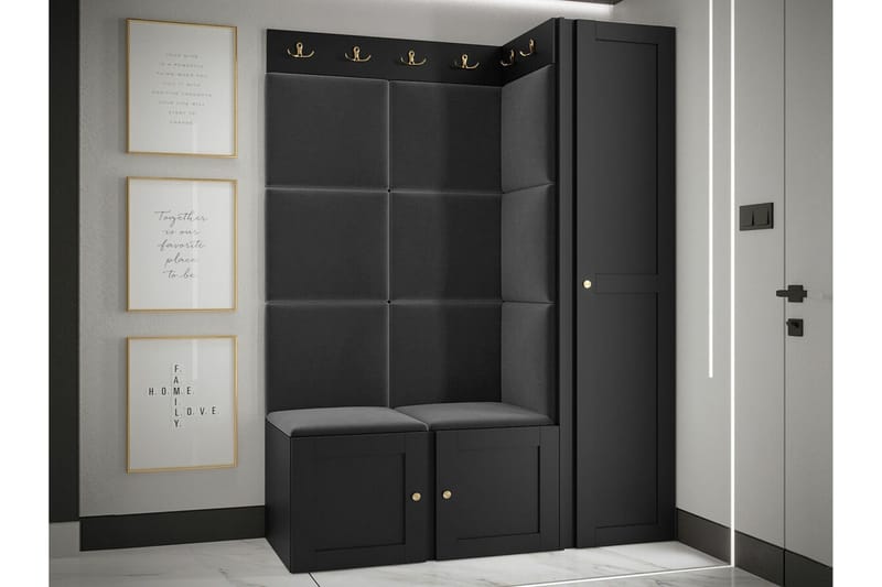 Dunvegan Highboard Black - Förvaring - Skåp - Förvaringsskåp