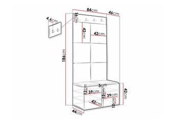 Dunvegan Highboard Black - Förvaring - Skåp - Förvaringsskåp