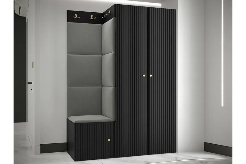 Dunvegan Highboard Black - Förvaring - Skåp - Förvaringsskåp