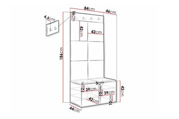 Dunvegan Highboard Black - Förvaring - Skåp - Förvaringsskåp